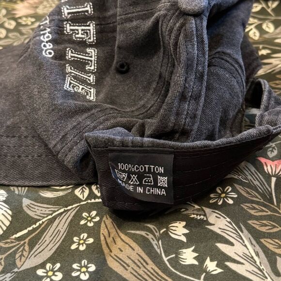 Swiftie Est. 1989 Dad Hat Taylor Swift TTPD Black White Embroidered Baseball Cap - Picture 5 of 5